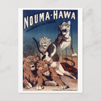 アンティークサーカスショーはがき ポストカード