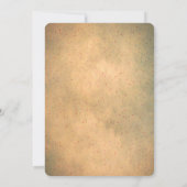 アンティークサーカステーマパーティー招待状 招待状 (裏面)