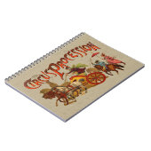 アンティークサーカスパレードピエロ馬 ノートブック (左側)