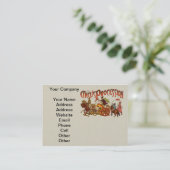 アンティークサーカスパレードピエロ馬 名刺 (スタンド正面)