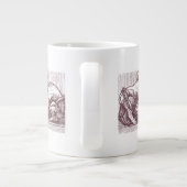 アンティークザエレガントルがあなたの名前を持つ ジャンボコーヒーマグカップ (裏面)