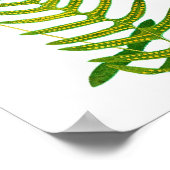 アンティークシダプリントNo.2植物芸術 ポスター (角)