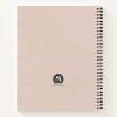 アンティークシビクトリアンャビーシックスタイル ノートブック (裏面)