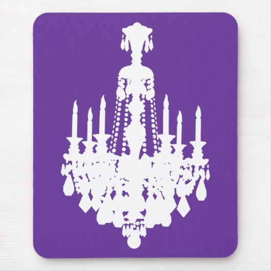 アンティークシャンデリアグラフィック マウスパッド (正面)