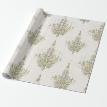 アンティークシャンデリアデコページ/ラッピングペーパー