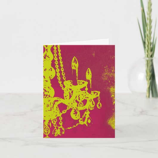 アンティークシャンデリア~カード サンキューカード (正面)