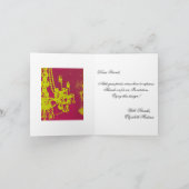 アンティークシャンデリア~カード サンキューカード (内部)