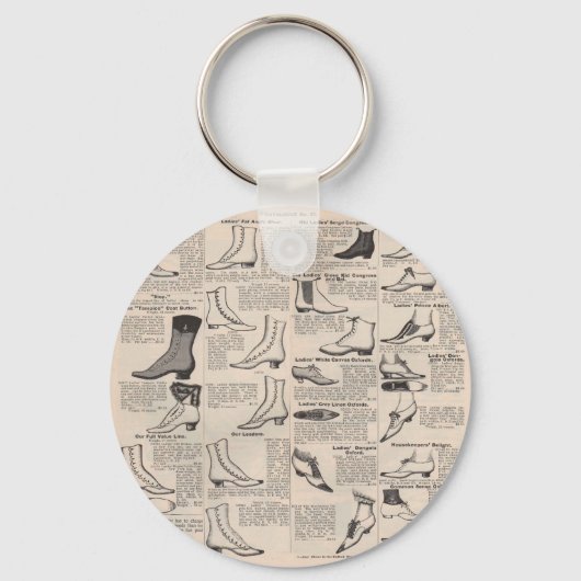 アンティークシューズ広告カタログ キーホルダー (正面)