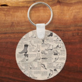 アンティークシューズ広告カタログ キーホルダー (正面)