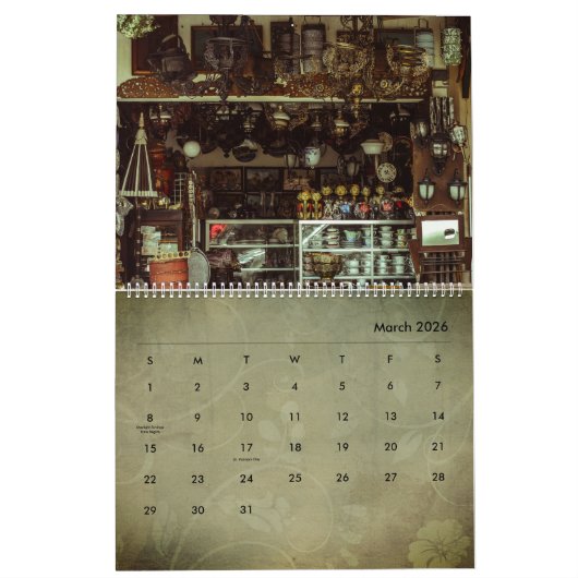 アンティークショッピングフリーマーケッツ&ヴィンテージ検索 カレンダー (3月 2026)