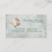 アンティークショップアイボリーティーポット&英語バラ 名刺 (裏面)