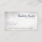 アンティークショップエレガント、ヴィンテージ装飾古いトランク 名刺 (裏面)