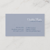 アンティークショップエレガント、ヴィンテージ装飾古いトランク 名刺 (裏面)