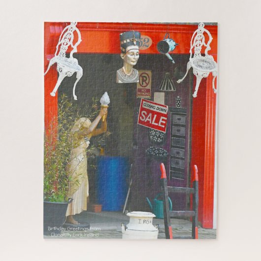 アンティークショップクロナキルティコルクアイルランドジグソーパズル ジグソーパズル (縦)