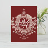 アンティークショップブティックグランドオープニング招待状 招待状 (スタンド正面)