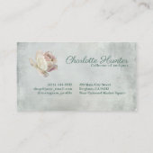 アンティークショップヴィンテージロマンチックなバーケージフローラ 名刺 (裏面)