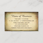 アンティークショップヴィンテージ復旧フローラ自転車 名刺 (裏面)