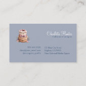 アンティークショップ、エレガントヴィンテージ鏡、鳥かご 名刺 (裏面)