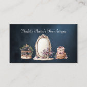 アンティークショップ、エレガントヴィンテージ鏡、鳥かご 名刺 (正面)