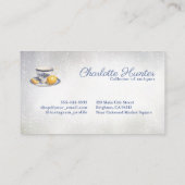 アンティークショップChinoiserie blue teapotレモン 名刺 (裏面)