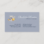 アンティークショップChinoiserie blue teapotレモン 名刺 (裏面)