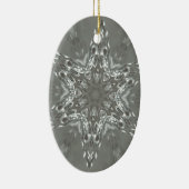 アンティークシルバーグレイ装飾カレイドスペクタクル セラミックオーナメント (右)