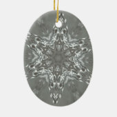 アンティークシルバーグレイ装飾カレイドスペクタクル セラミックオーナメント (裏面)