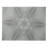 アンティークシルバーグレイ装飾カレイドスペクタクル ノートパッド (正面)