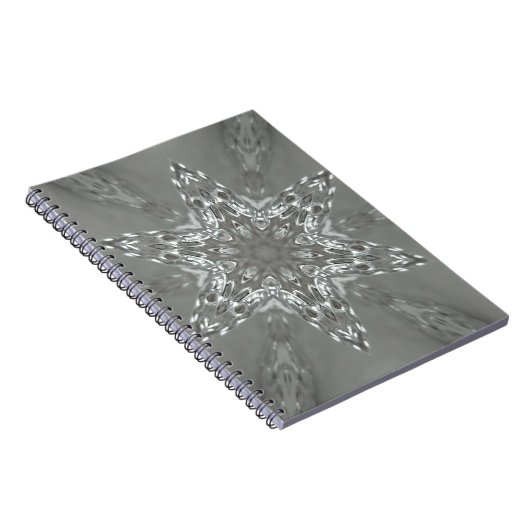アンティークシルバーグレイ装飾カレイドスペクタクル ノートブック (右側)
