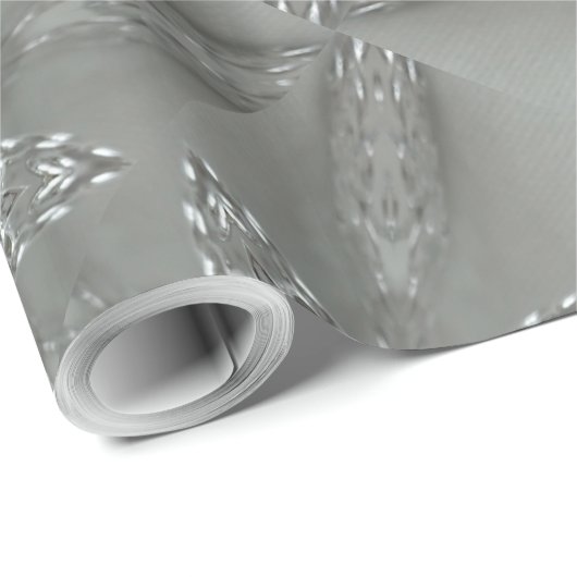 アンティークシルバーグレイ装飾カレイドスペクタクル ラッピングペーパー (ロールコーナー)