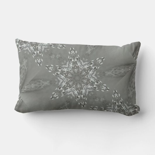 アンティークシルバーグレイ装飾カレイドスペクタクル ランバークッション (裏面)