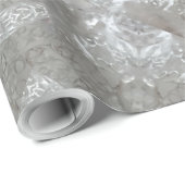 アンティークシルバーグレー装飾カレイドスコープ ラッピングペーパー (ロールコーナー)