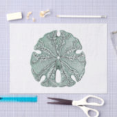 アンティークシーサンドドルイラストレーション 薄葉紙 (クラフト)