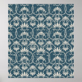 アンティークシームレス擦り切れたレトロアウト背景レトロC ポスター (正面)