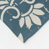 アンティークシームレ擦り切れたスレトロアウト背景C フリースブランケット (角)