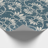 アンティークシームレ擦り切れたスレトロアウト背景C ラッピングペーパー (角)