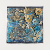 アンティークジャンク紙タペストリー タペストリー (正面(横))