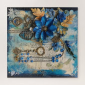 アンティークジャンク紙パズル ジグソーパズル (横)