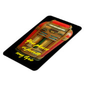 アンティークジュークボックスとフレーズ マグネット (左側)