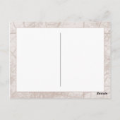 アンティークスイスのカード地図 ポストカード (裏面)