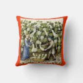 アンティークスカッシュ収穫 クッション (裏面)