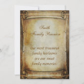 アンティークスクロール懇親会のお知らせ 招待状 (正面)