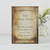 アンティークスクロール懇親会のお知らせ 招待状 (スタンド正面)