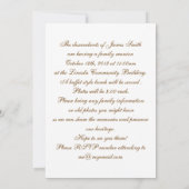 アンティークスクロール懇親会のお知らせ 招待状 (裏面)