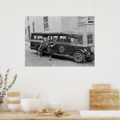 アンティークスクールバス， 1930年代 ポスター (キッチン)