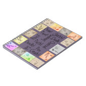 アンティークスケッチとインスパイアの言葉 ノートブック (左側)