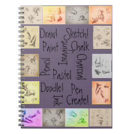 アンティークスケッチとインスパイアの言葉 ノートブック