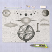 アンティークスケッチの球占星術のの分離 薄葉紙 (クラフト)