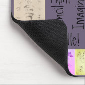 アンティークスケッチスケッチを描画絵を描 マウスパッド (コーナー)