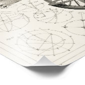 アンティークスケッチヴィンテージ占星術の球 フォトプリント            (角)